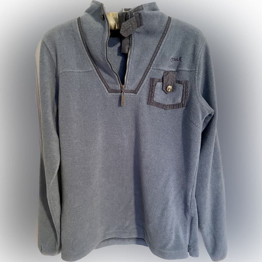 Kyra K Blue Fleece Pullover Size M